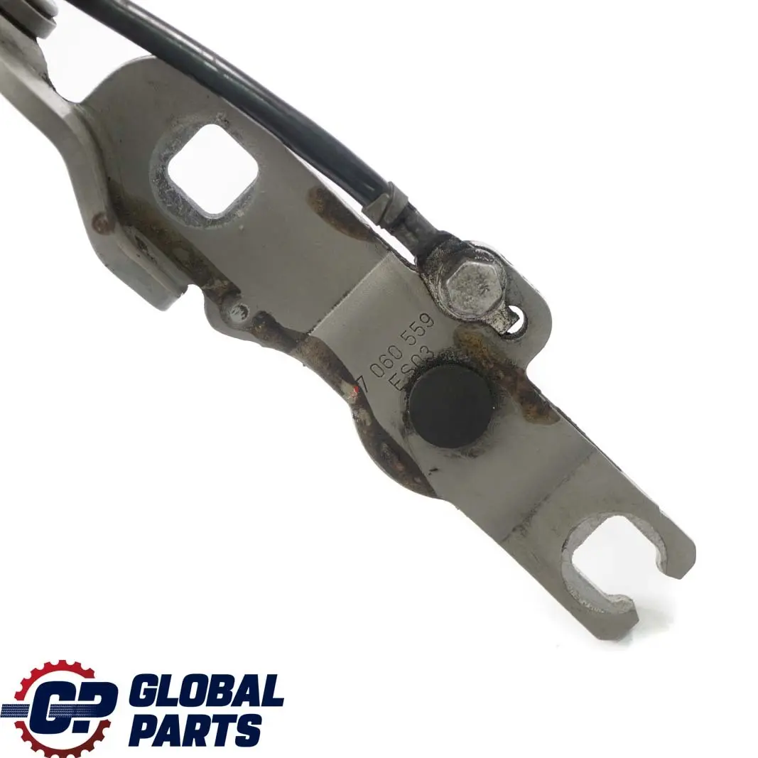 BMW 1 E81 E87 Left N/S Engine Hood Hinge Bonnet Kaschmirsilber Cashmere Silver - SKU 7191213-KAS - Part number 7060559