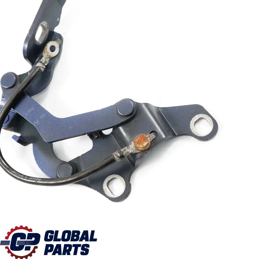 BMW 1 E81 E87 Left N/S Engine Hood Hinge Bonnet Montegoblau Blue A51 - SKU 7191213-MTB - Part number 7060559