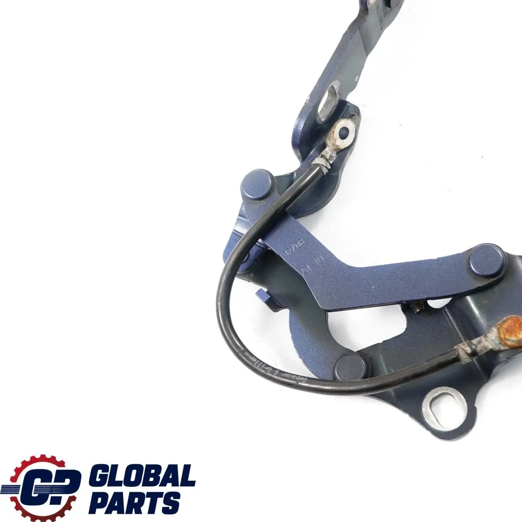 BMW 1 E81 E87 Left N/S Engine Hood Hinge Bonnet Montegoblau Blue A51 - SKU 7191213-MTB - Part number 7060559