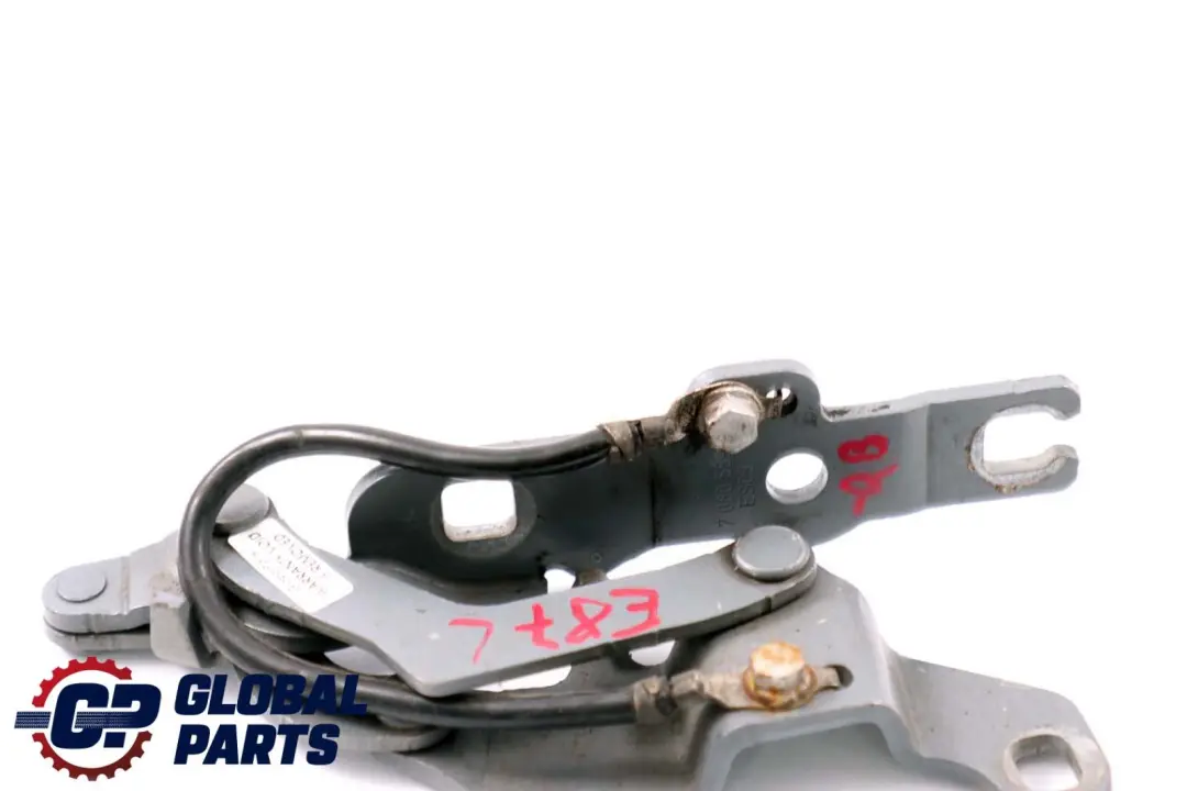 BMW 1 Series E81 E87 Left N/S Engine Hood Hinge Bonnet Quarzblau Blue - SKU 7191213-QB - Part number 7060559