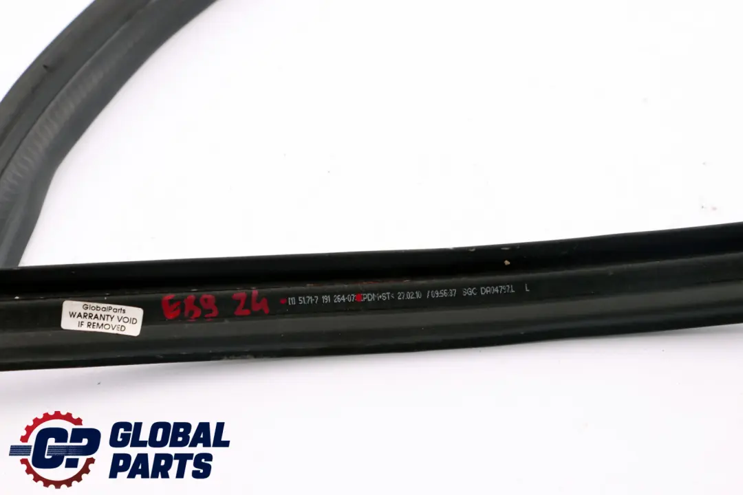 Abdichtung Heck Klappe 5176 für BMW Z4 E89 Roadster mit Teilenummer 7191264 BMW Z4 E89 Roadster Abdichtung Heck Klappe 5176 - SKU 7191264 - Teilenummer 7191264