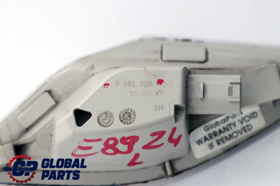 6313 Luz intermitente adicional izquierda 6313 para BMW Z4 con número de pieza 7191759 BMW Z4 6313 Luz intermitente adicional izquierda 6313 - SKU 7191759 - Número de pieza 7191759