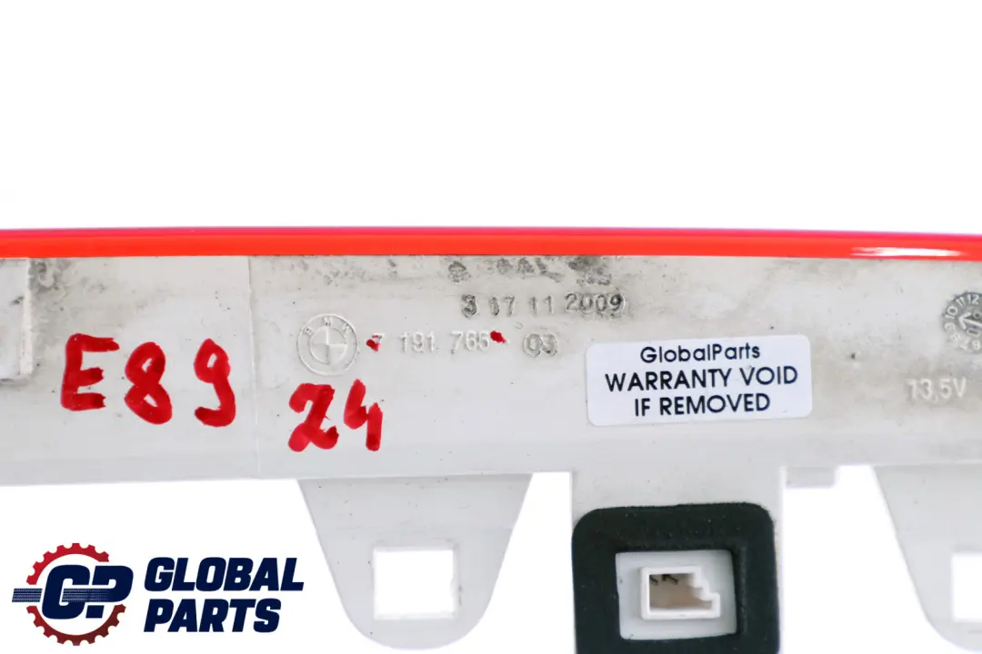 Trzecie Światło Stopu Tył Hamowania do BMW Z4 E89 o numerze 7191765 BMW Z4 E89 Trzecie Światło Stopu Tył Hamowania - SKU 7191765 - Numer Części 7191765