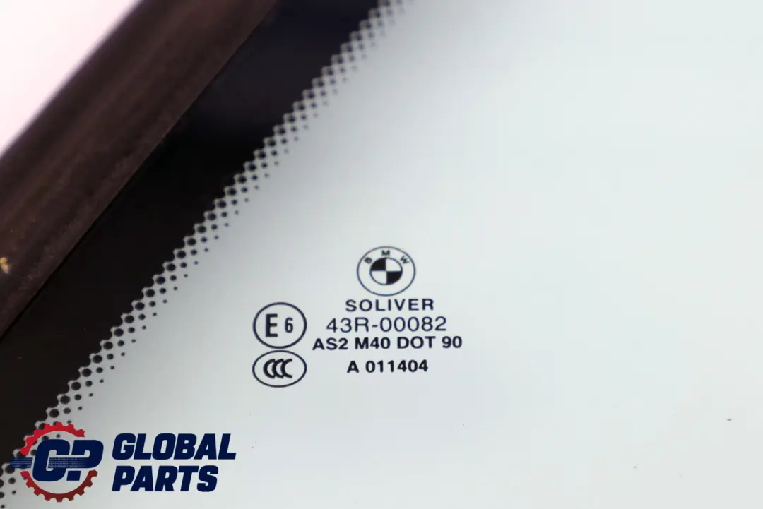 Vetro Finestrino Laterale Della Porta AS2 Posteriore Sinistro per BMW Z4 E89 con numero di parte 7192301 BMW Z4 E89 Vetro Finestrino Laterale Della Porta AS2 Posteriore Sinistro - SKU 7192301 - Numero di parte 7192301