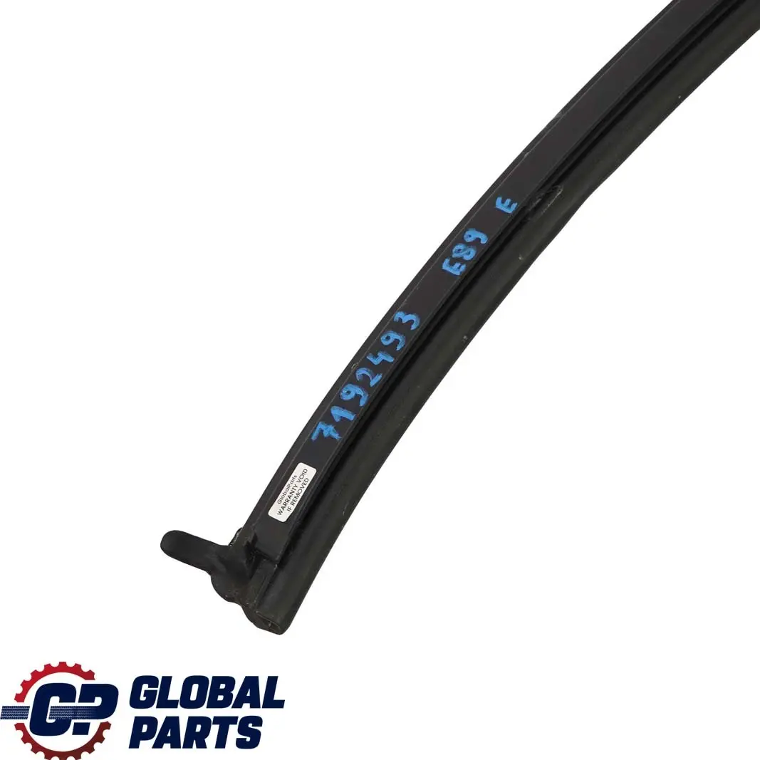 Techo Duro Techo Plegable Tapa Delantera Sello Tira Junta para BMW Z4 E89 con número de pieza 7192493 BMW Z4 E89 Techo Duro Techo Plegable Tapa Delantera Sello Tira Junta - SKU 7192493 - Número de pieza 7192493
