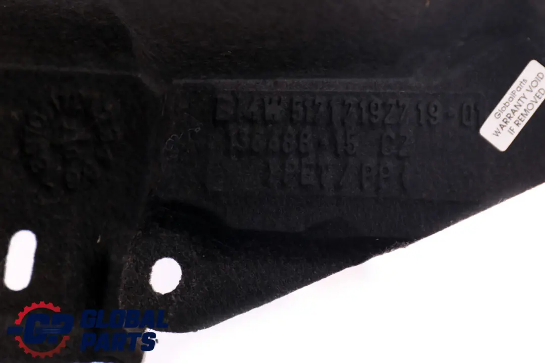 BMW E92 E93 Front Left Rear Section Wheel Arch Splash Guard - SKU 7192719 - Part number 7192719