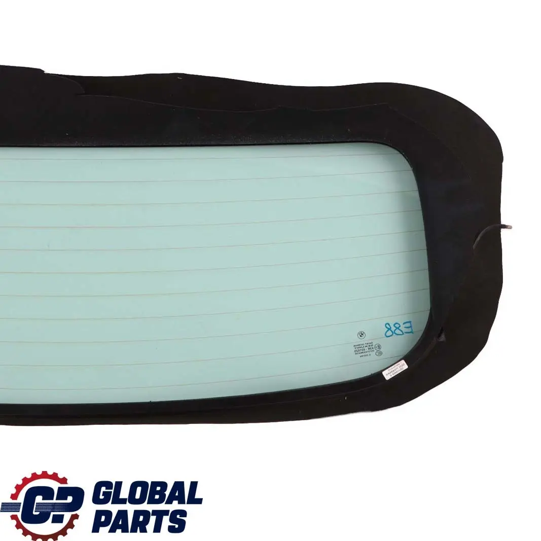 BMW 1 Series E88 Convertible Cabrio Rear Window Glass Green AS2 - SKU 7192905-2 - Part number 7192905