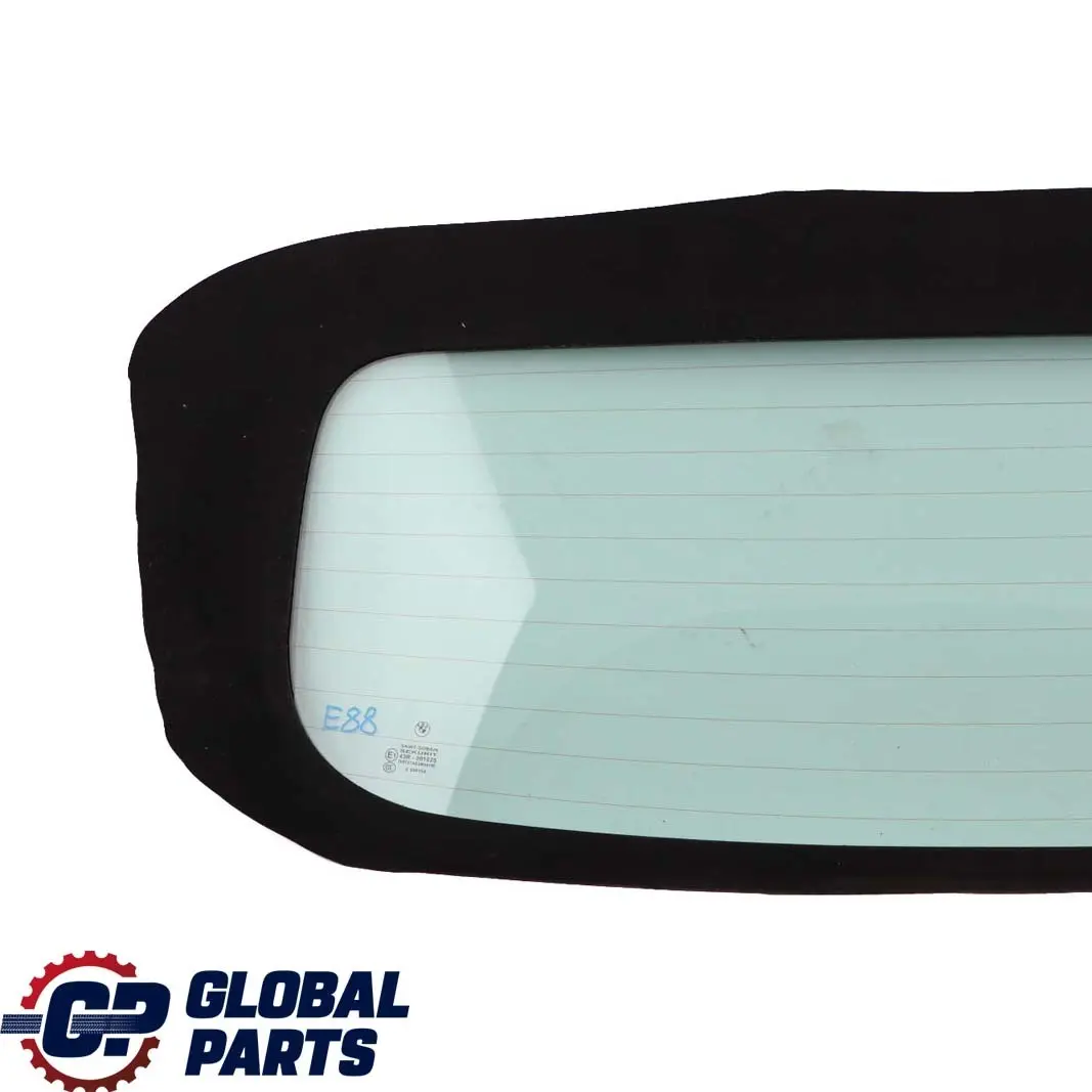 Vitre Arrière Verte AS2 pour BMW E88 Cabriolet Cabrio à propos du numéro de pièce 7192905 BMW E88 Cabriolet Cabrio Vitre Arrière Verte AS2 - SKU 7192905-2 - Numéro de pièce 7192905