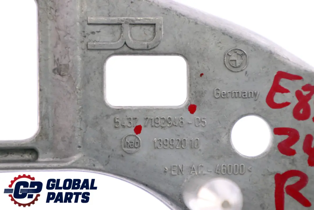 BMW Z4 E89 Roadster Main Console Mount Sliding Roof Bracket Right O/S - SKU 7192948 - Part number 7192948