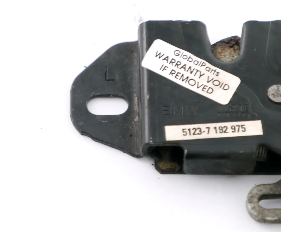 Lower Part Of Hood Lock Left N/S to BMW Z4 E85 E86 with Part number 7192975 BMW Z4 E85 E86 Lower Part Of Hood Lock Left N/S - SKU 7192975 - Part number 7192975