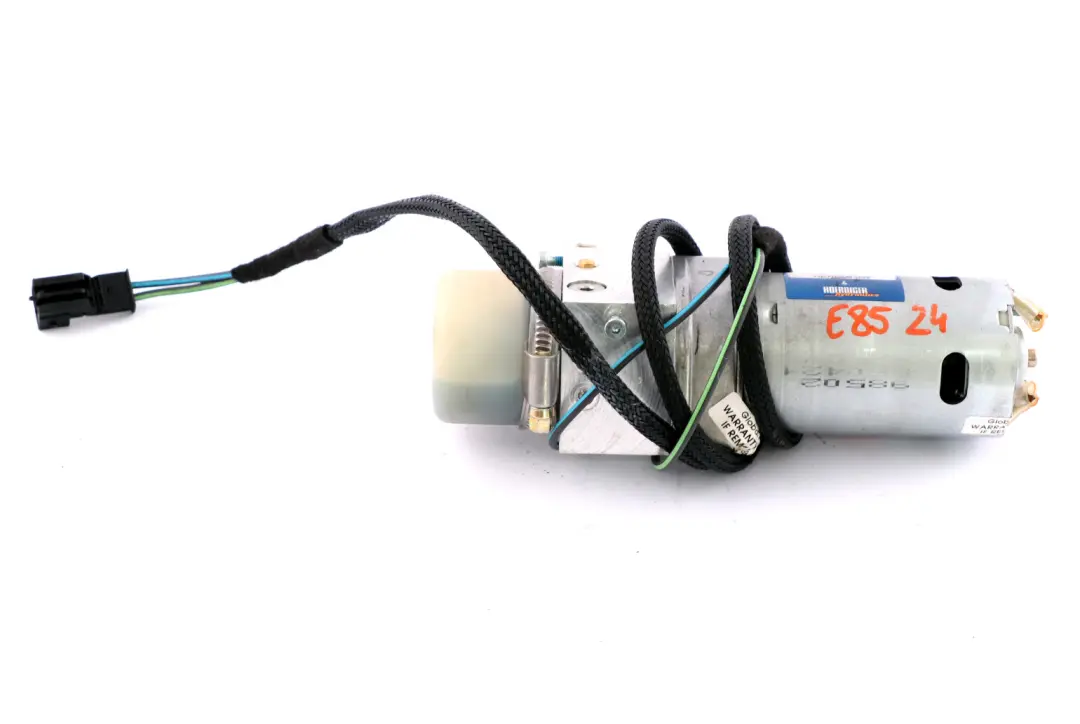 Hydraulic Unit Roof Motor Pump Folding Top 7016893 to BMW Z4 E85 Roadster with Part number 7193448 BMW Z4 E85 Roadster Hydraulic Unit Roof Motor Pump Folding Top 7016893 - SKU 7193448-1 - Part number 7193448