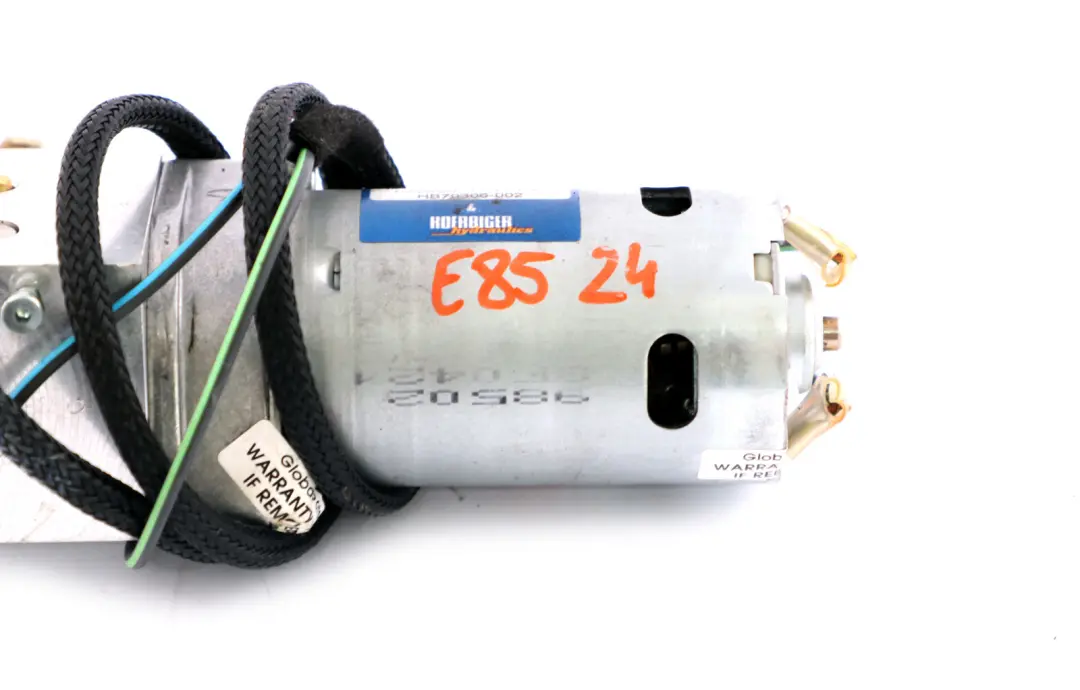 Hydraulic Unit Roof Motor Pump Folding Top 7016893 to BMW Z4 E85 Roadster with Part number 7193448 BMW Z4 E85 Roadster Hydraulic Unit Roof Motor Pump Folding Top 7016893 - SKU 7193448-1 - Part number 7193448