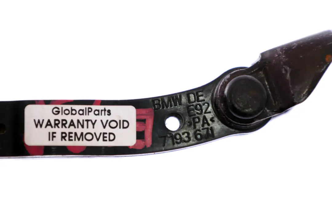 BMW 3 Series E92 E93 Front Door Brake Check Strap Left Right Side N/O/S - SKU 7193671 - Part number 7193671