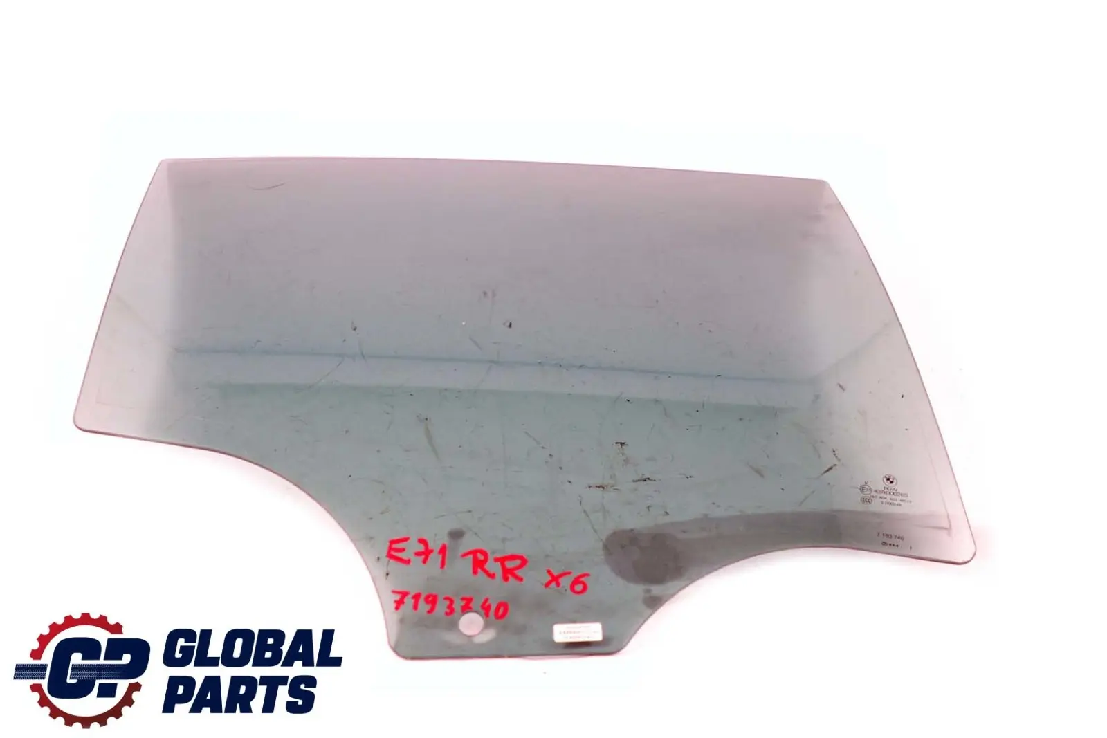 BMW X6 E71 Door Window Glass Tinted AS3 Rear Right O/S 7193740