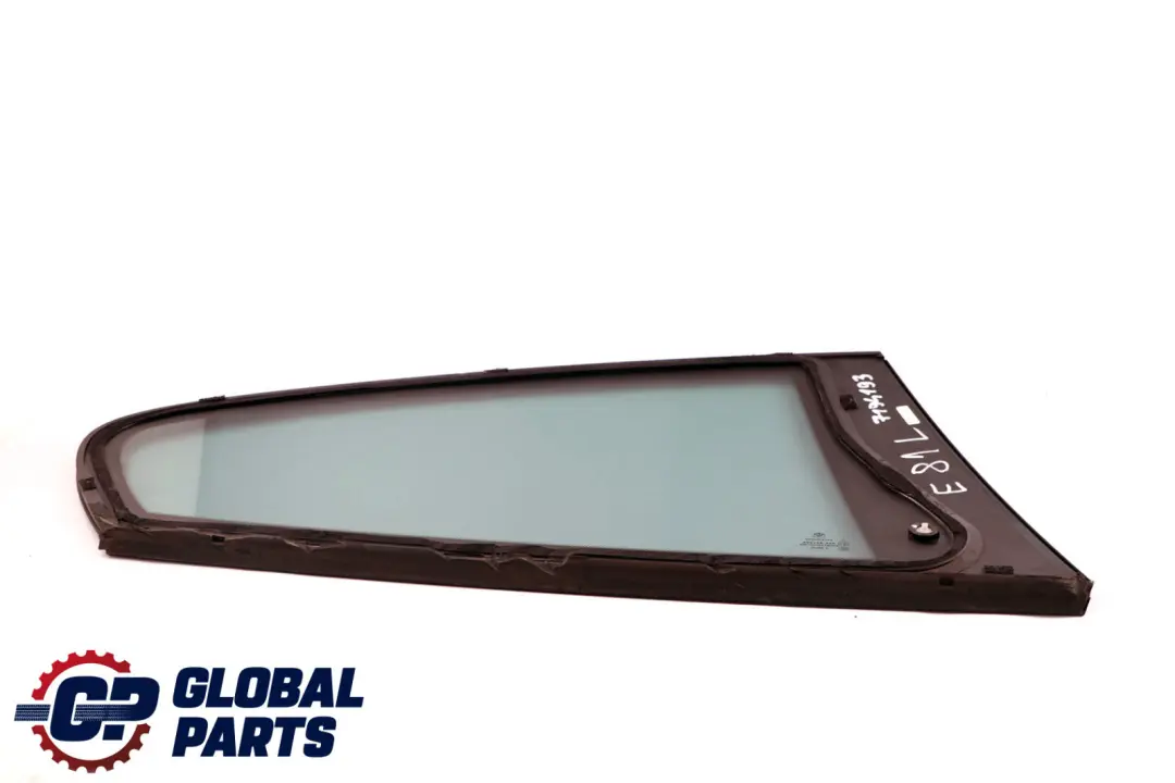 BMW E81 Rear Left N/S Tinted Side Window AS3 Glanzschwarz High Gloss - SKU 7194193 - Part number 7194193