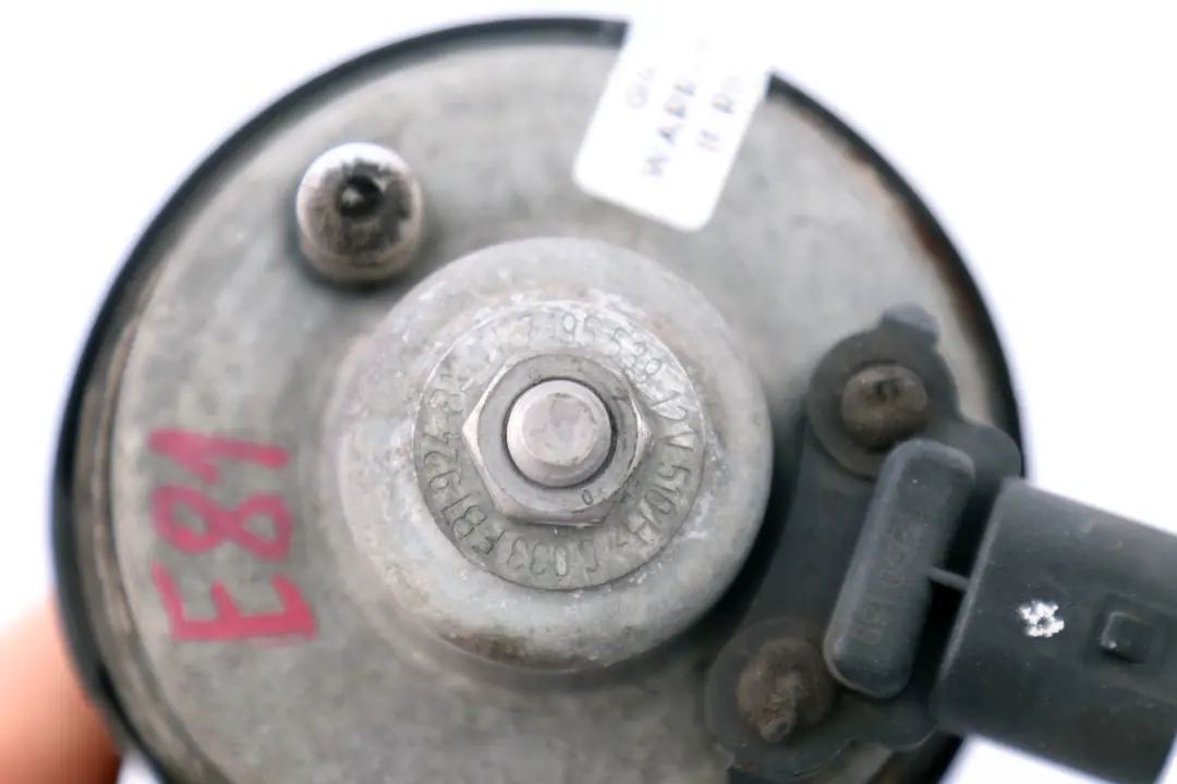 High Pitch Horn 6133 para BMW E81 E82 E87 LCI E88 con número de pieza 7195539 BMW E81 E82 E87 LCI E88 High Pitch Horn 6133 - SKU 7195539 - Número de pieza 7195539