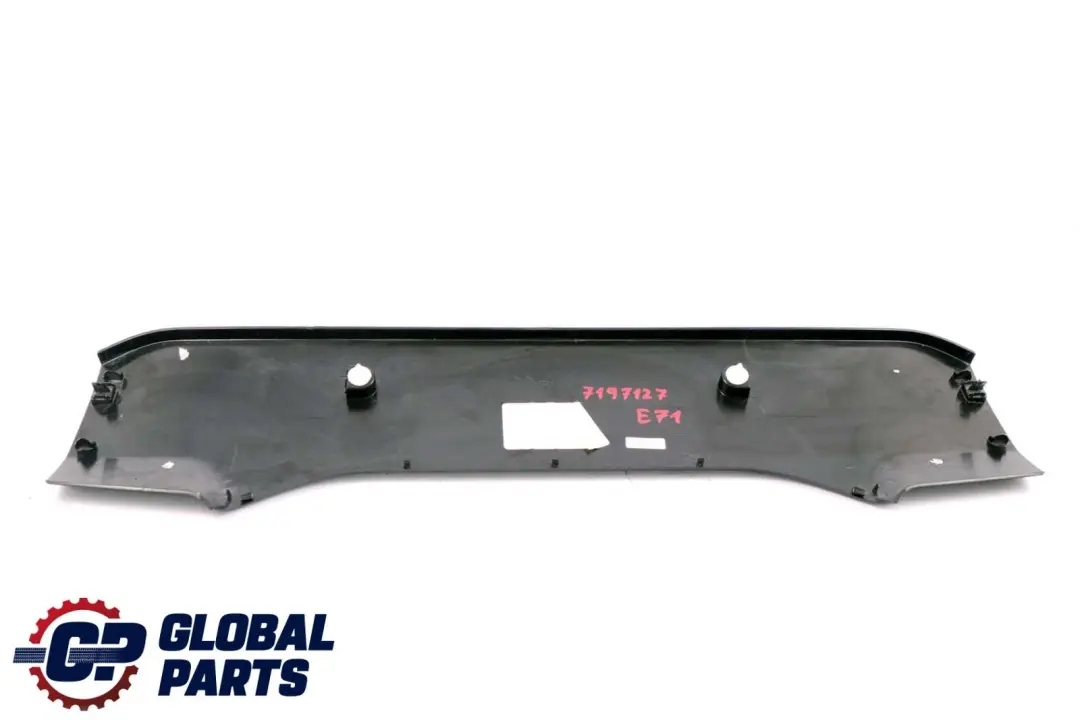 Trunk Boot Lid Interior Upper Trim Panel Cover Black 7175853 BMW X6 Series E71 - SKU 7197127 - Part number 7197131