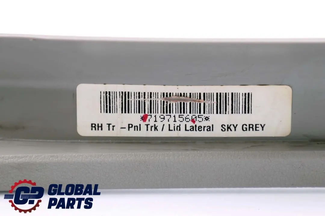 BMW X6 er E71 Verkleidung Heckklappe Rechts Gepäckraum Himmelgrau Grau - SKU 7197156 - Teilenummer 7197156
