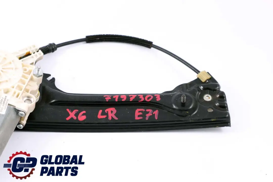 mechanizm podnoszenia szyby tył lewy do BMW X6 E71 o numerze 7197303 BMW X6 E71 mechanizm podnoszenia szyby tył lewy - SKU 7197303 - Numer Części 7197303