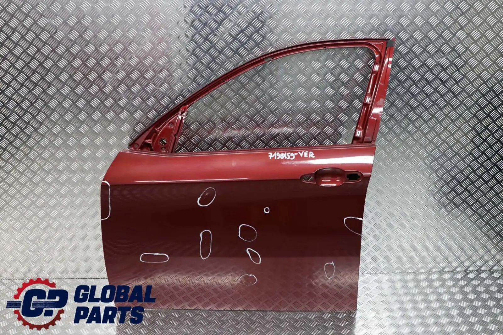 BMW X6 Series E71 Door Front Left N/S Vermilionrot Vermilion Red Metallic - A82
