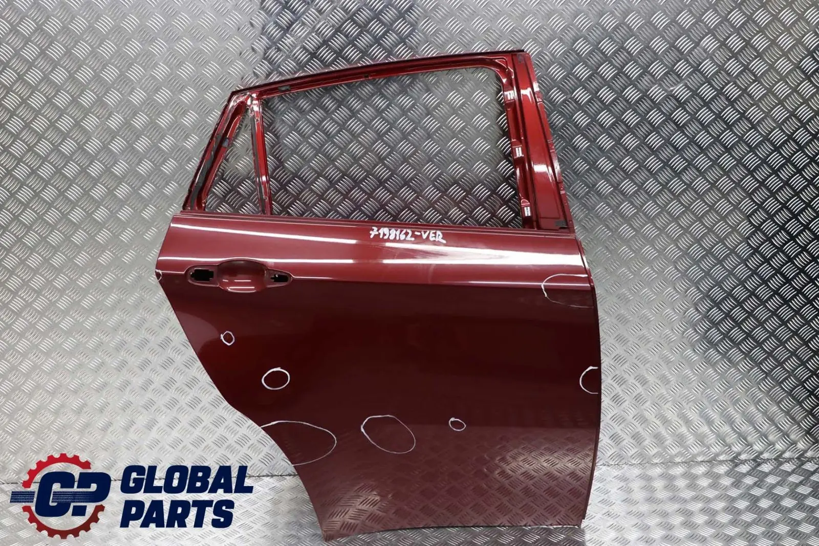 BMW X6 E71 Door Rear Right O/S Vermilionrot Vermilion Red Metallic - A82