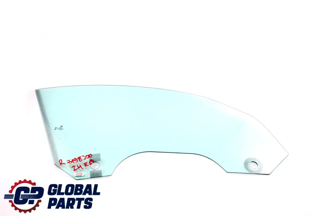 Front Right O/S Door Side Green Window Glass AS2 to BMW Z4 Series E89 with Part number 7198300 BMW Z4 Series E89 Front Right O/S Door Side Green Window Glass AS2 - SKU 7198300 - Part number 7198300