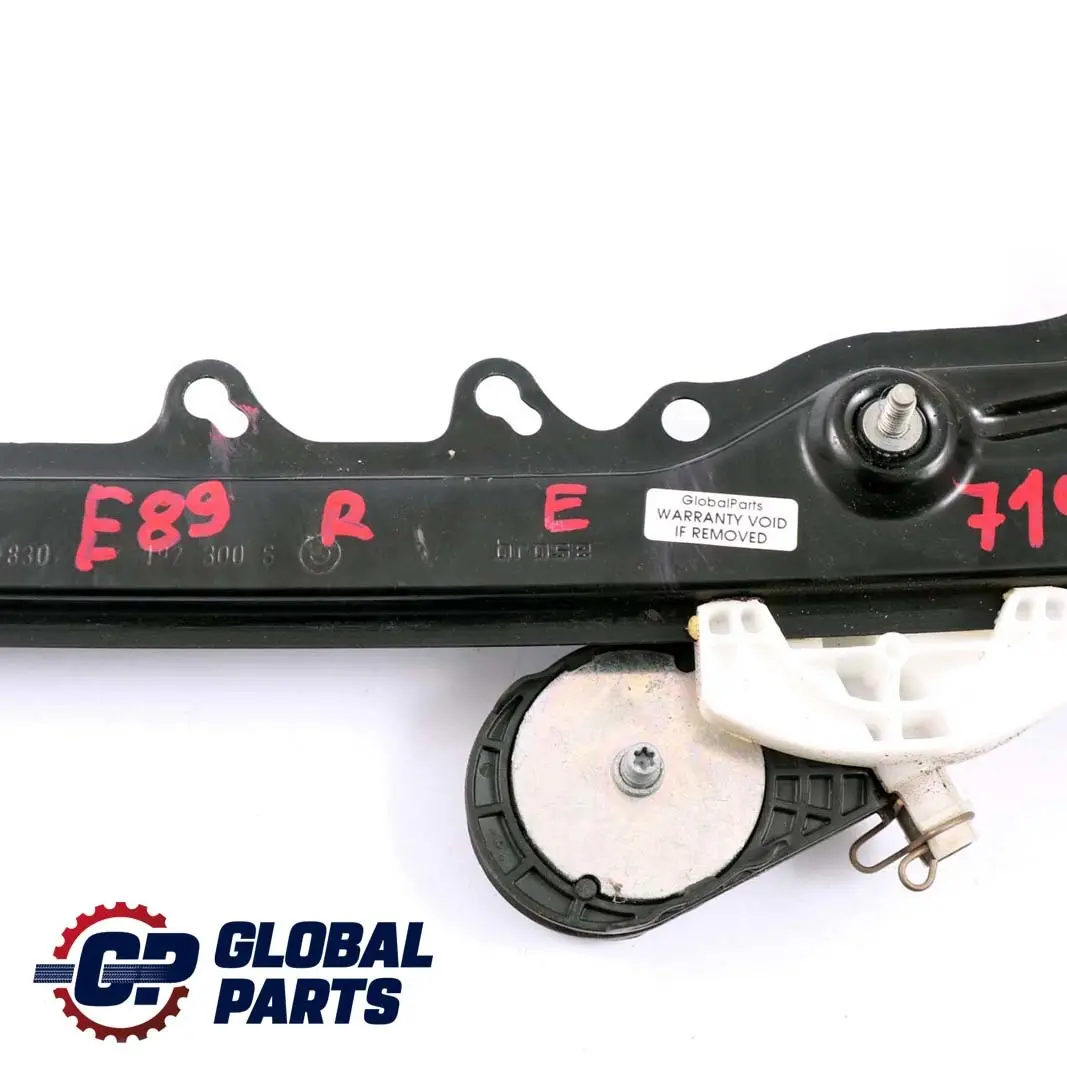 Lève-Vitre De Porte Avant Droit pour BMW Z4 E89 à propos du numéro de pièce 7198304 BMW Z4 E89 Lève-Vitre De Porte Avant Droit - SKU 7198304 - Numéro de pièce 7198304