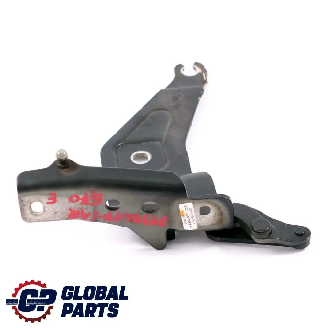 BMW X5 X6 Series E70 E71 Left Engine Hood Hinge Carbonschwarz Black - SKU 7198617-CAR - Part number 7208627