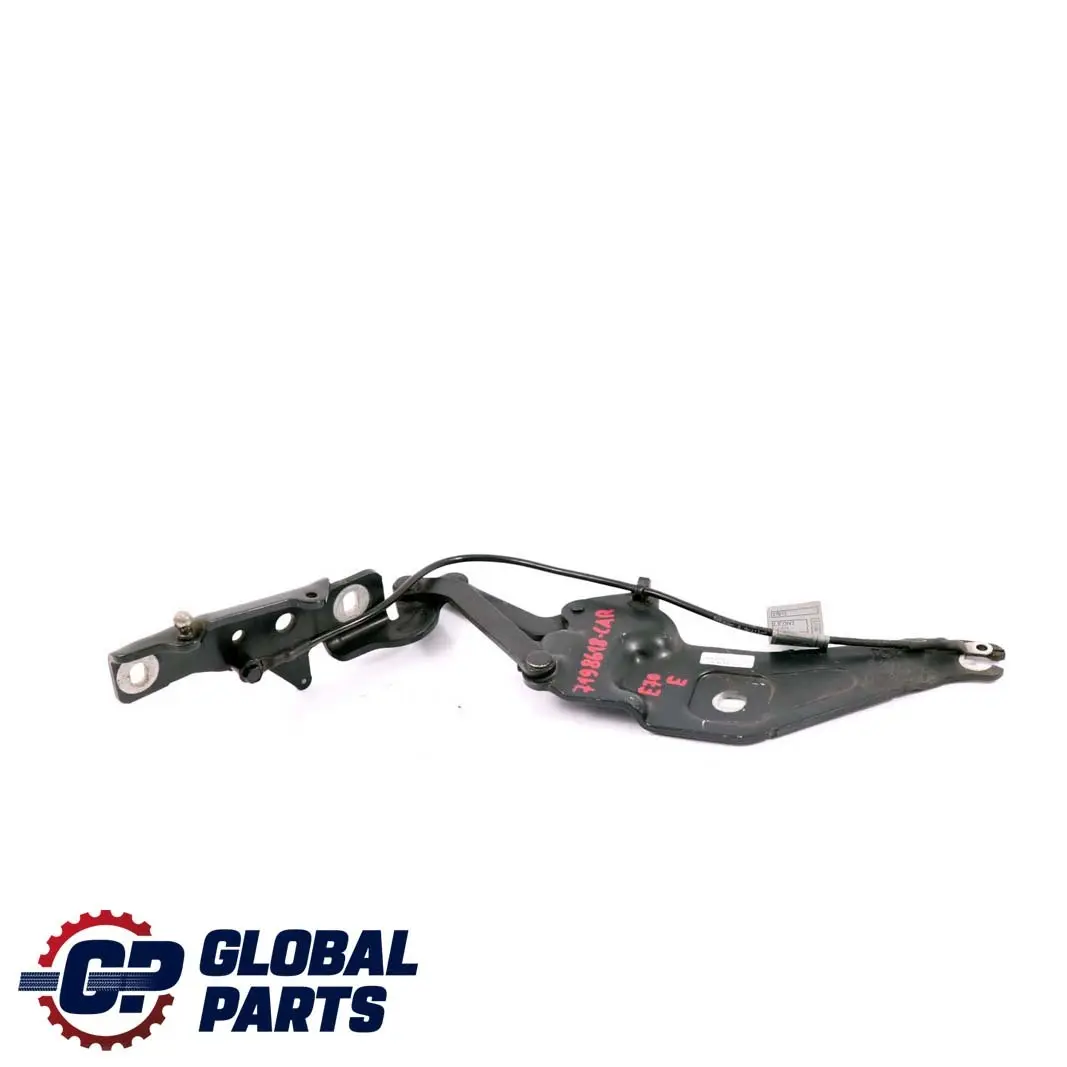 BMW X5 X6 Series E70 E71 Right Engine Hood Hinge Carbonschwarz Black - SKU 7198618-CAR - Part number 7208628