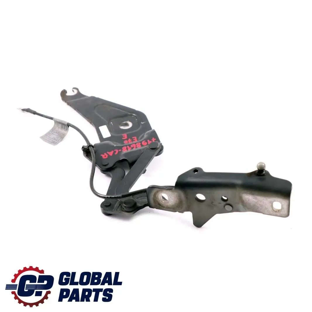BMW X5 X6 Series E70 E71 Right Engine Hood Hinge Carbonschwarz Black - SKU 7198618-CAR - Part number 7208628