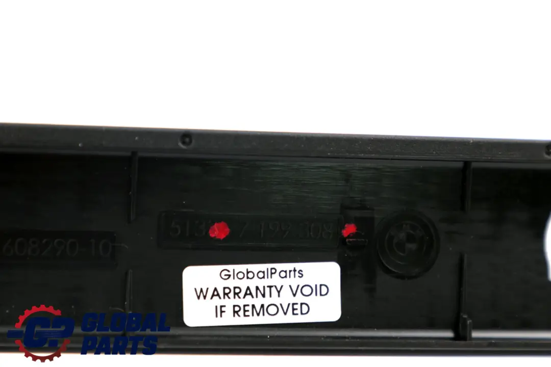 BMW F10 Rear Right O/S Window Guide Web Cover Trim Black - SKU 7199308 - Part number 7199308