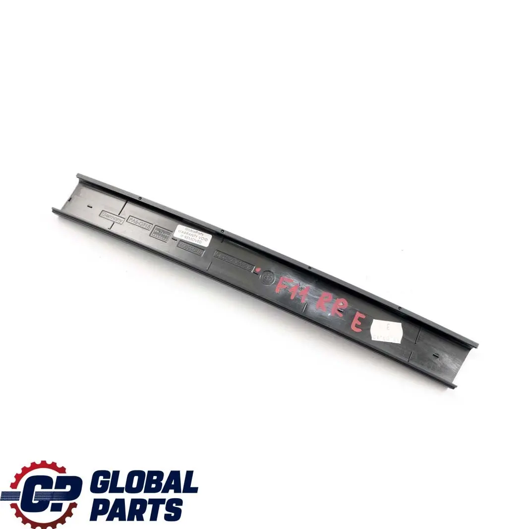 BMW 5 Series F11 F11N Rear Right O/S Window Guide Web Cover Trim Black - SKU 7199312 - Part number 7199312