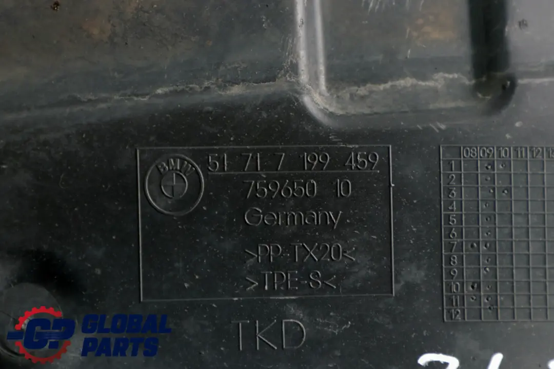 Abdeckung Links Isolierung 5171 für BMW Z4 er E89 mit Teilenummer 7199459 BMW Z4 er E89 Abdeckung Links Isolierung 5171 - SKU 7199459 - Teilenummer 7199459