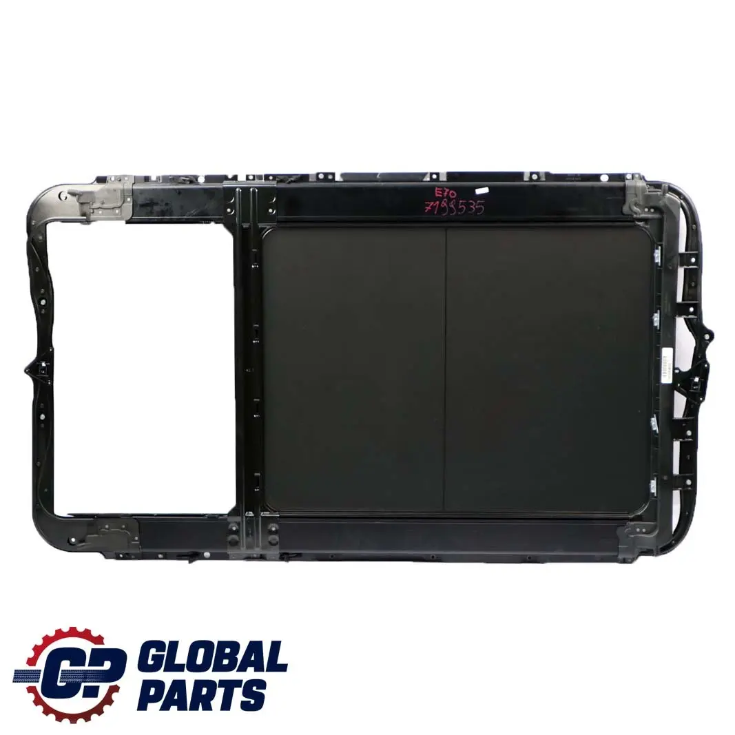 BMW X5 Series E70 Panoramic Sunroof Sliding Glass Sun Roof Frame Unit Black - SKU 7199535 - Part number 7199535