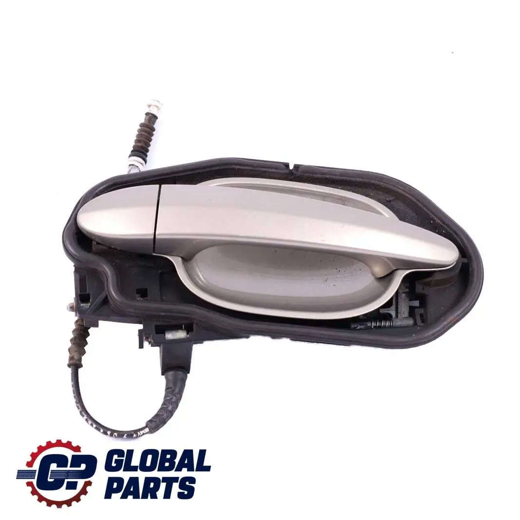 Left Grab Handle N/S Platinbronze Metallic Brown to BMW 5 Series E60 E61 Rear with Part number 7034469 BMW 5 Series E60 E61 Rear Left Grab Handle N/S Platinbronze Metallic Brown - SKU 7199555-PB - Part number 7034469