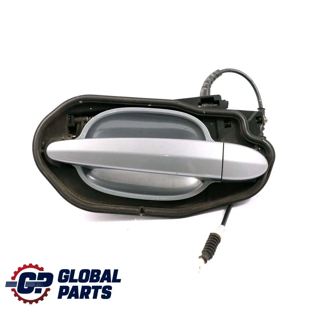 BMW E60 E61 1 Asidero Trasero Izquierdo Silbergrau Gris Plata A08 - SKU 7199555-SBG1 - Número de pieza 7034469