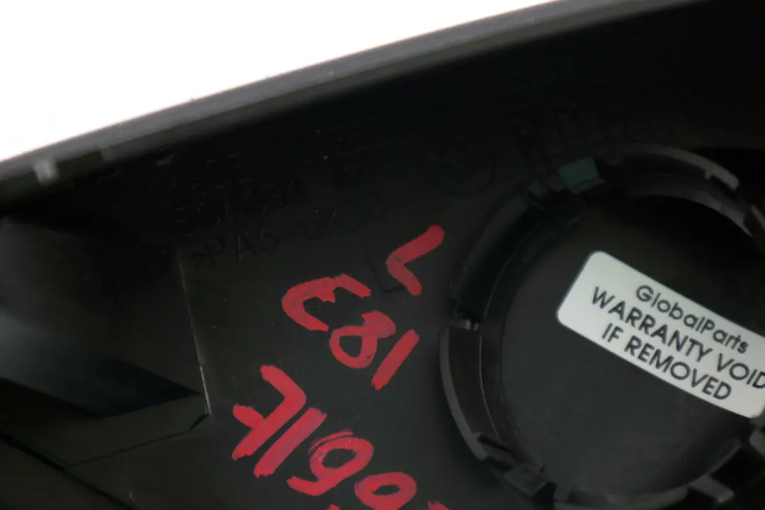 Wing Mirror Inner Cover Trim N/S Passenger Left Side to BMW 1 Series E81 E82 E88 with Part number 7199595 BMW 1 Series E81 E82 E88 Wing Mirror Inner Cover Trim N/S Passenger Left Side - SKU 7199595 - Part number 7199595