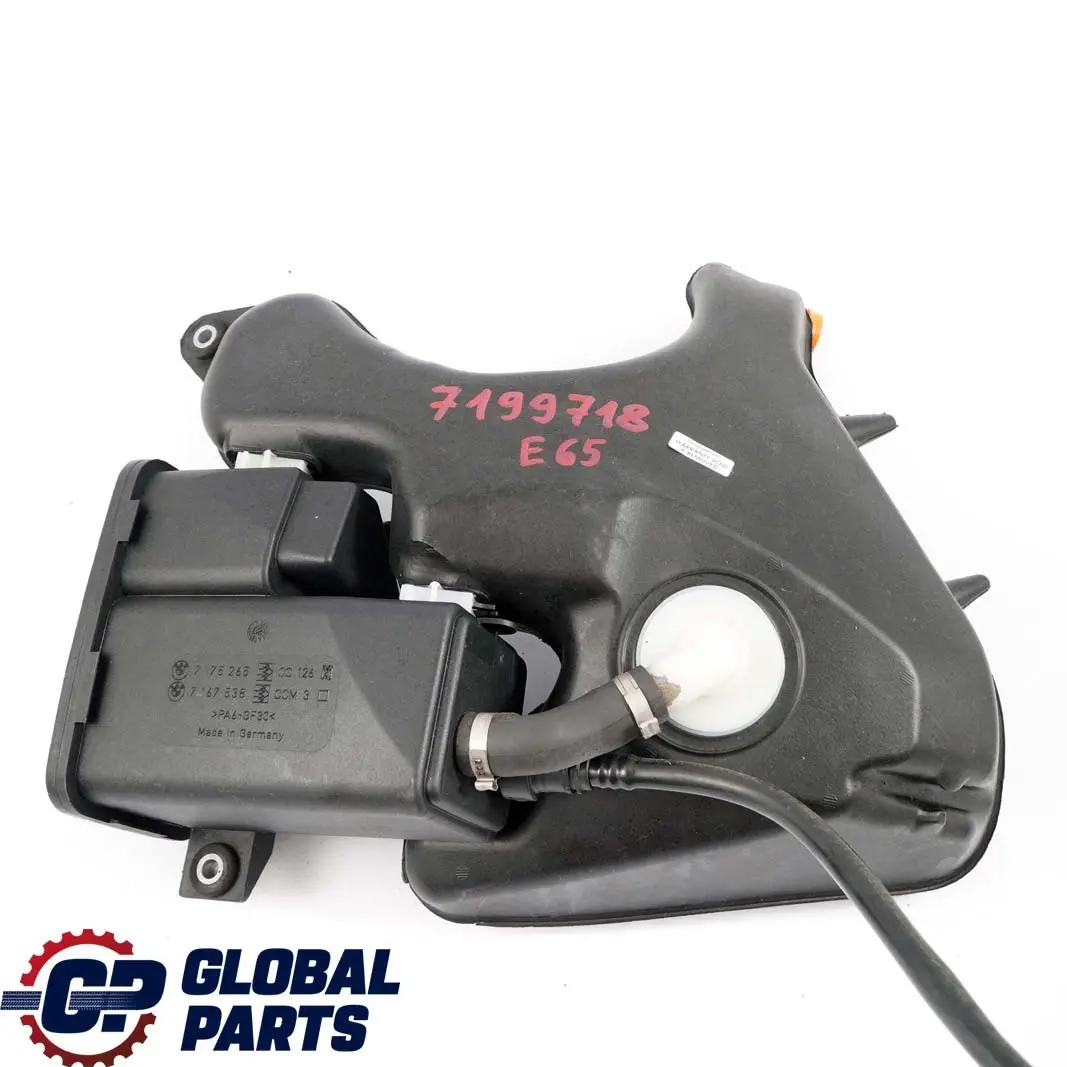 Serbatoio Espansione Filtro Carboni Attivi Alimentazione Carburante per BMW E65 con numero di parte 7199718 BMW E65 Serbatoio Espansione Filtro Carboni Attivi Alimentazione Carburante - SKU 7199718 - Numero di parte 7199718