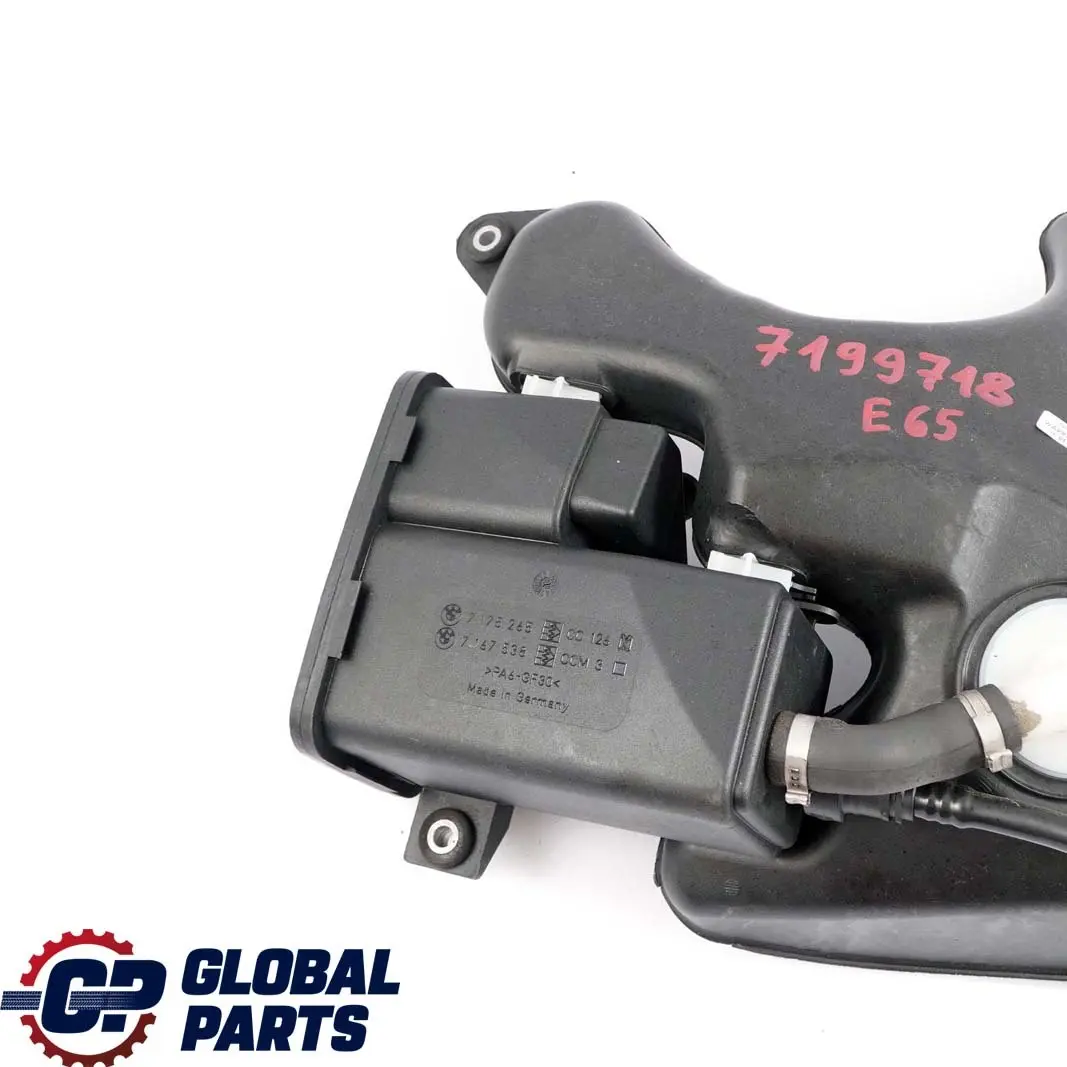 Serbatoio Espansione Filtro Carboni Attivi Alimentazione Carburante per BMW E65 con numero di parte 7199718 BMW E65 Serbatoio Espansione Filtro Carboni Attivi Alimentazione Carburante - SKU 7199718 - Numero di parte 7199718