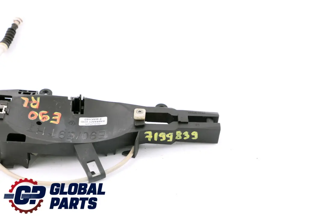 Outside Rear Left N/S Door Grab Handle Carrier to BMW 3 Series E90 E91 with Part number 7199839 BMW 3 Series E90 E91 Outside Rear Left N/S Door Grab Handle Carrier - SKU 7199839 - Part number 7199839