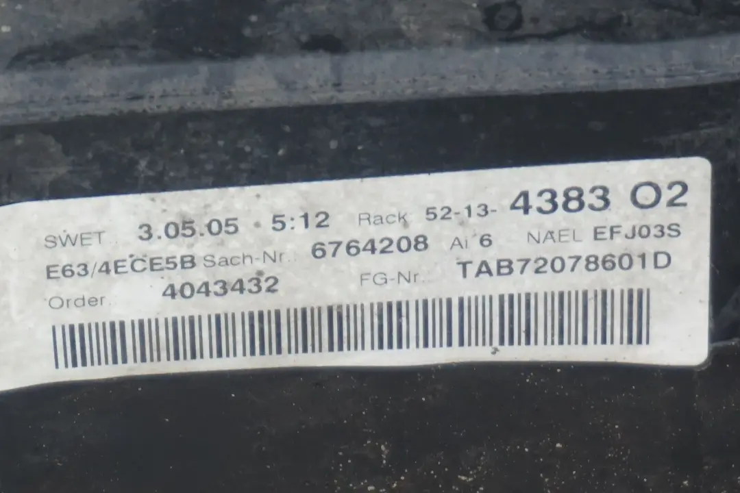 N52 Kompletter Kraffstofftank Benzin für BMW 6 Series E63 E64 630i mit Teilenummer 7200080 BMW 6 Series E63 E64 630i N52 Kompletter Kraffstofftank Benzin - SKU 7200080 - Teilenummer 7200080