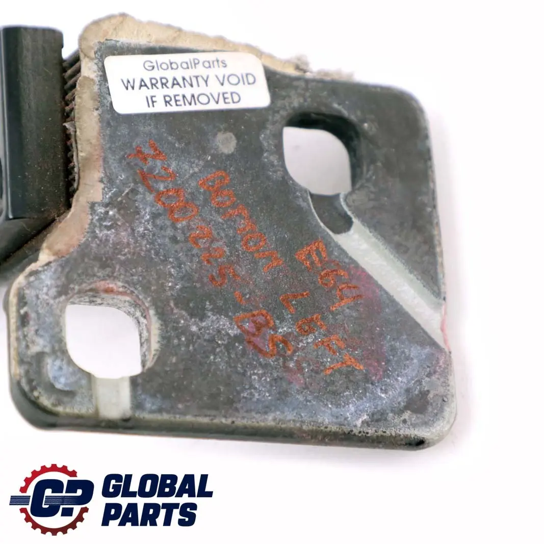 BMW 6 Series E63 E64 Door Hinge Bottom Lower Left N/S Black Sapphire 7072667 - SKU 7200225-BS - Part number 7200225