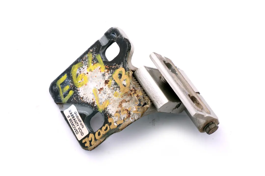 Door Hinge Bottom Left N/S Mineralsilber Silver 7072667 to BMW 6 Series E63 E64 with Part number 7200225 BMW 6 Series E63 E64 Door Hinge Bottom Left N/S Mineralsilber Silver 7072667 - SKU 7200225-MSB - Part number 7200225