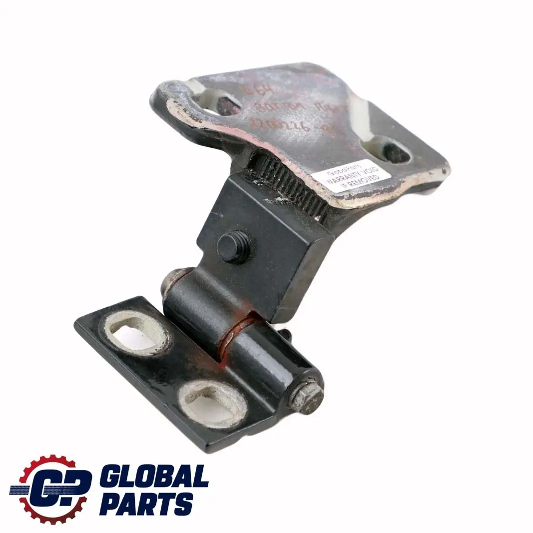 BMW 6 Series E63 E64 Door Hinge Bottom Lower Right O/S Black Sapphire 7072668 - SKU 7200226-BS - Part number 7200226