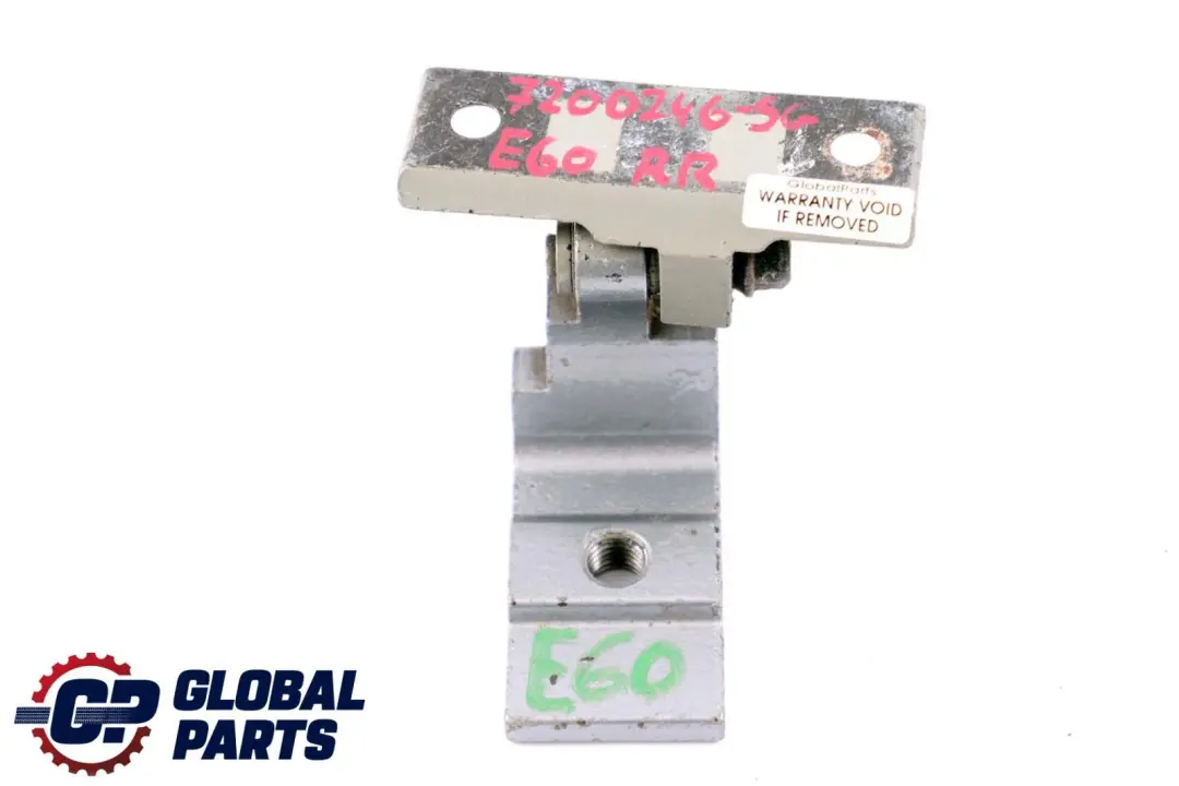 Right O/S Door Lower Hinge Sparkling Graphite to BMW 5 Series E60 E61 Rear with Part number 7068090 BMW 5 Series E60 E61 Rear Right O/S Door Lower Hinge Sparkling Graphite - SKU 7200246-SG - Part number 7068090
