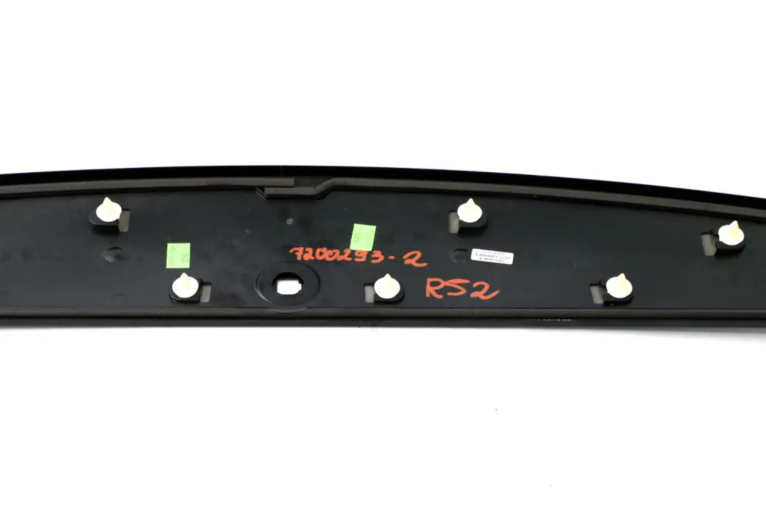 Front Windscreen Top Panel Cover Spoiler Black to BMW MINI Cabrio 2 R52 R57 with Part number 7200293 BMW MINI Cabrio 2 R52 R57 Front Windscreen Top Panel Cover Spoiler Black - SKU 7200293-2 - Part number 7200293