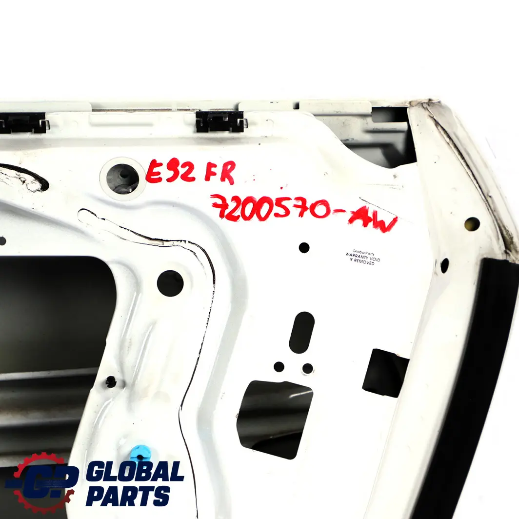 Door Front Right O/S Alpinweiss Alpine White - 300 to BMW 3 Series E92 E93 with Part number 7200570 BMW 3 Series E92 E93 Door Front Right O/S Alpinweiss Alpine White - 300 - SKU 7200570-AW - Part number 7200570
