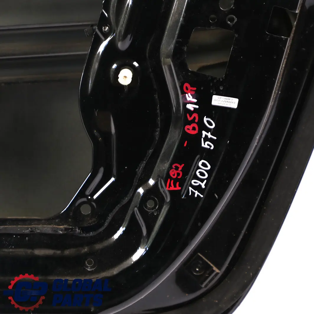 Door Front Right O/S Black Sapphire Metallic to BMW 3 Series 2 E92 E93 with Part number 7200570 BMW 3 Series 2 E92 E93 Door Front Right O/S Black Sapphire Metallic - SKU 7200570-BS2 - Part number 7200570