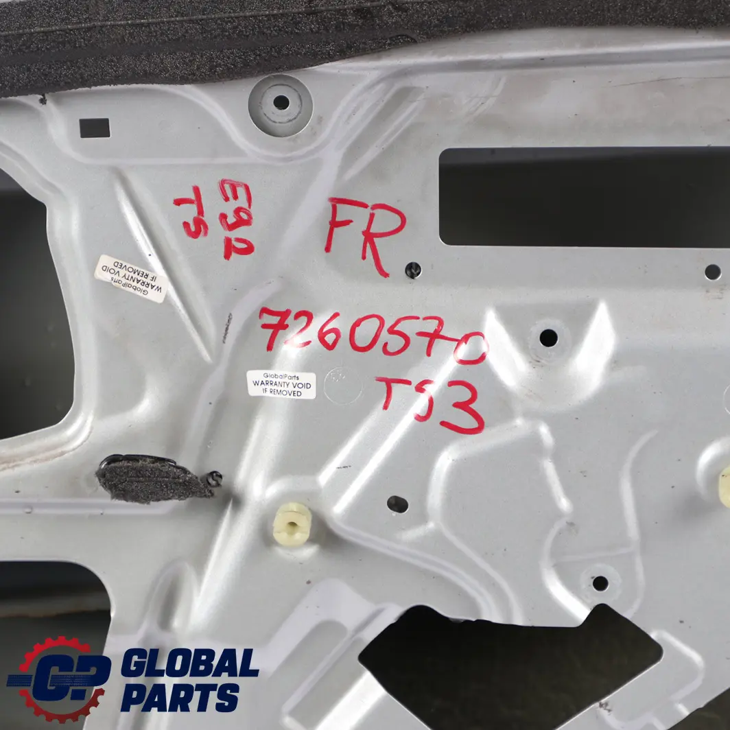 Door Front Right O/S Titansilber Titan Silver - 354 to BMW 3 Series 4 E92 E93 with Part number 7200570 BMW 3 Series 4 E92 E93 Door Front Right O/S Titansilber Titan Silver - 354 - SKU 7200570-TS4 - Part number 7200570