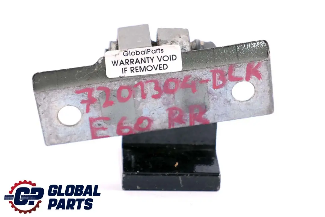 Zawias drzwi tylny tył górny prawy do BMW E60 E61 o numerze 7201304 BMW E60 E61 Zawias drzwi tylny tył górny prawy - SKU 7201304-BLK - Numer Części 7201304